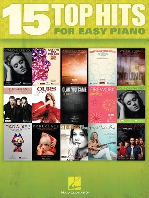 cover image of 15 Top Hits for Easy Piano (Songbook)